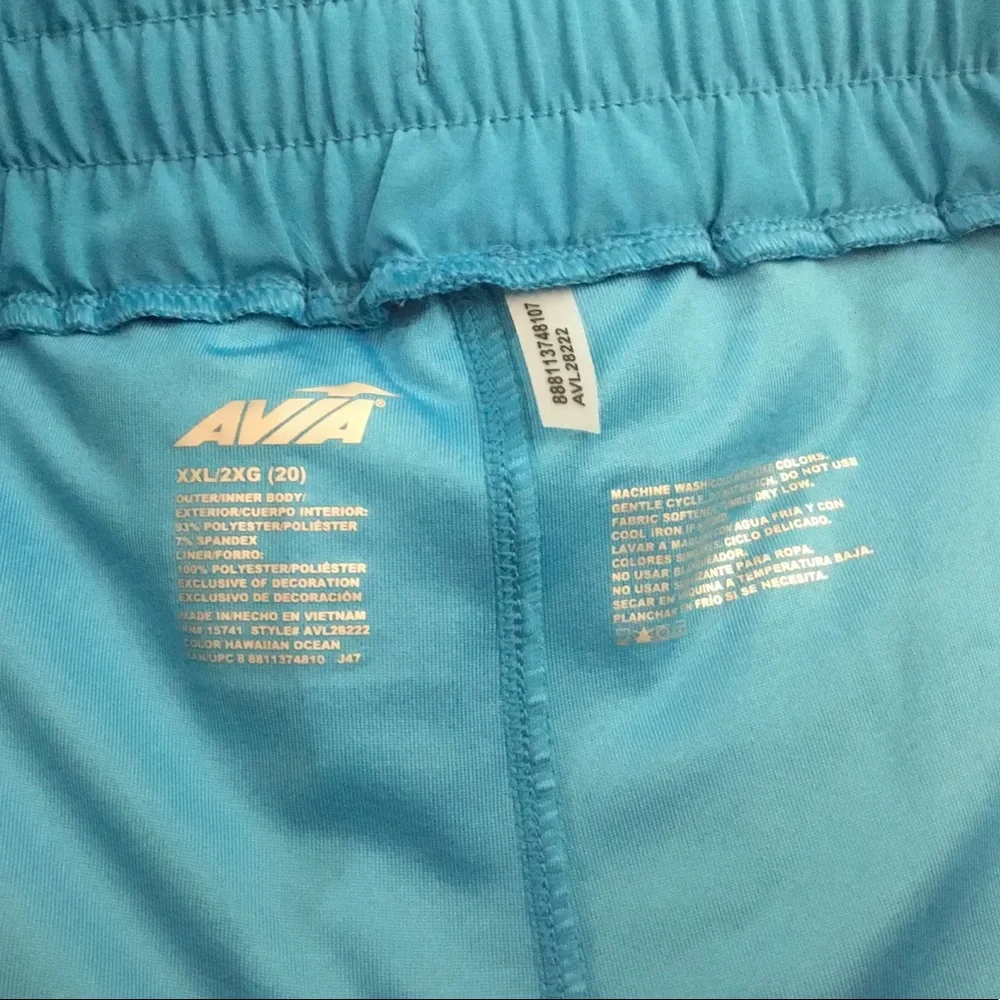 AVIA Running Shorts 2X/20 Fitted inner Layer & Loose Outer Layer - Picture 4 of 6